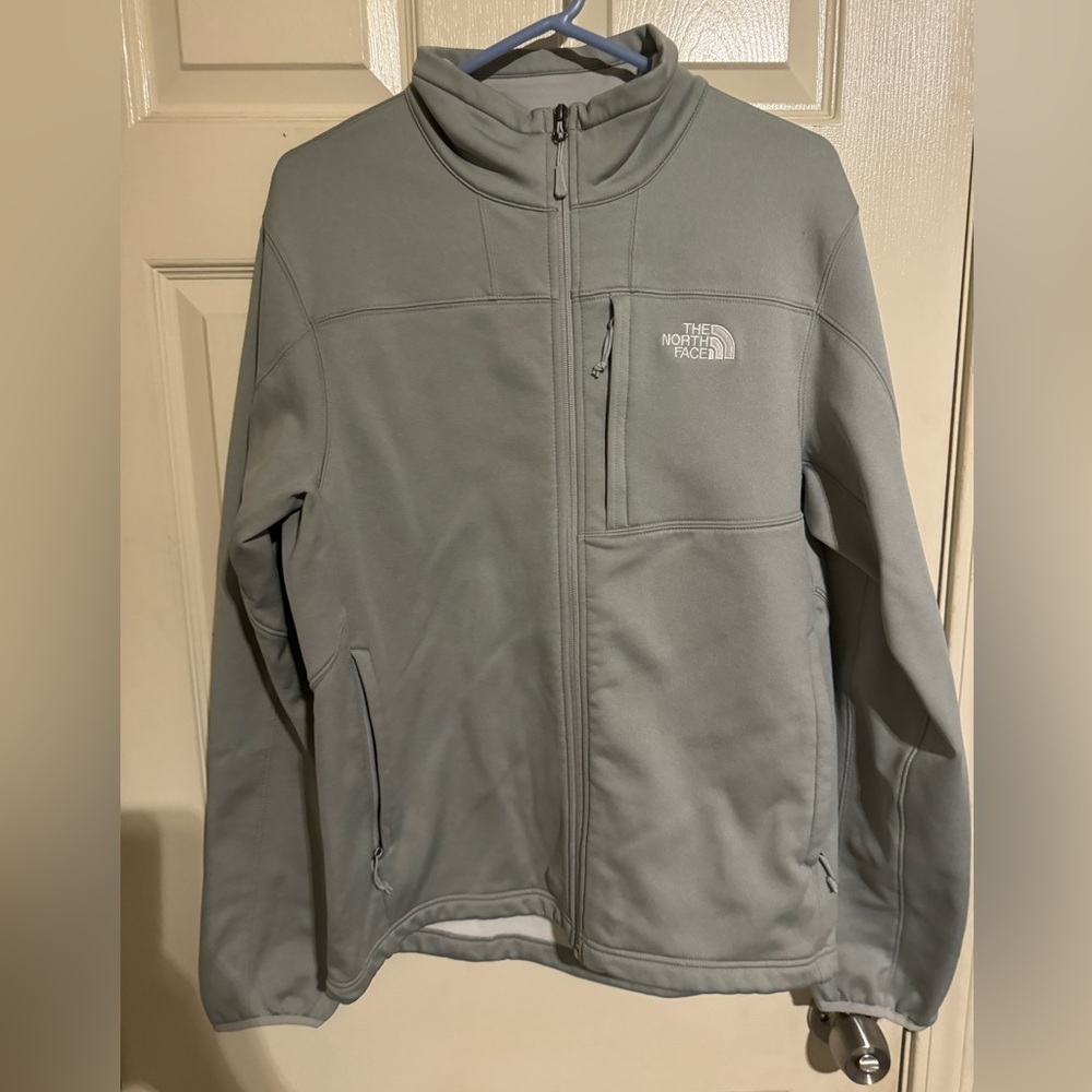 Gray North Face Jacket